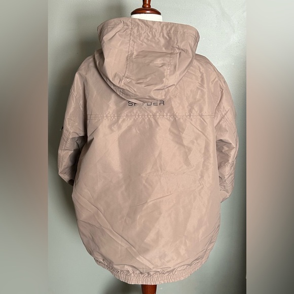 Spyder Men's Beige Windbreaker Jacket - Picture 10 of 15